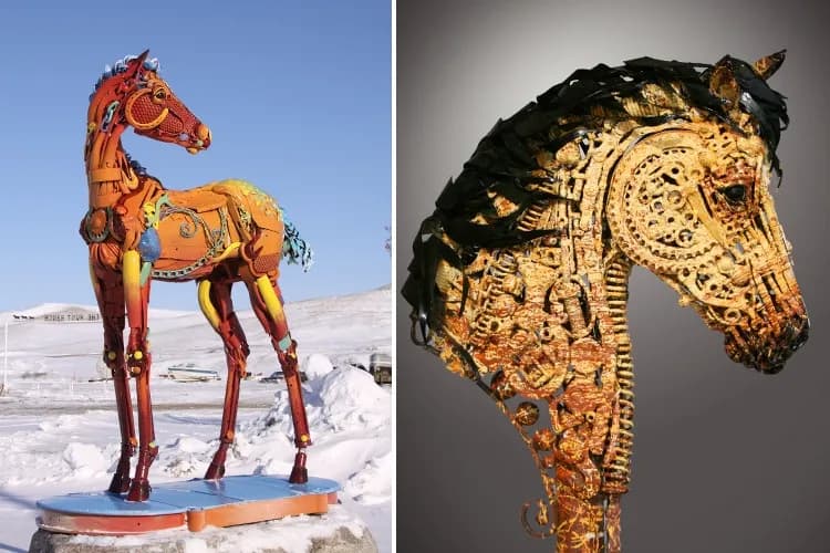 Rzeźba konia: Odkryj piękno, styl i historię konnych rzeźb
